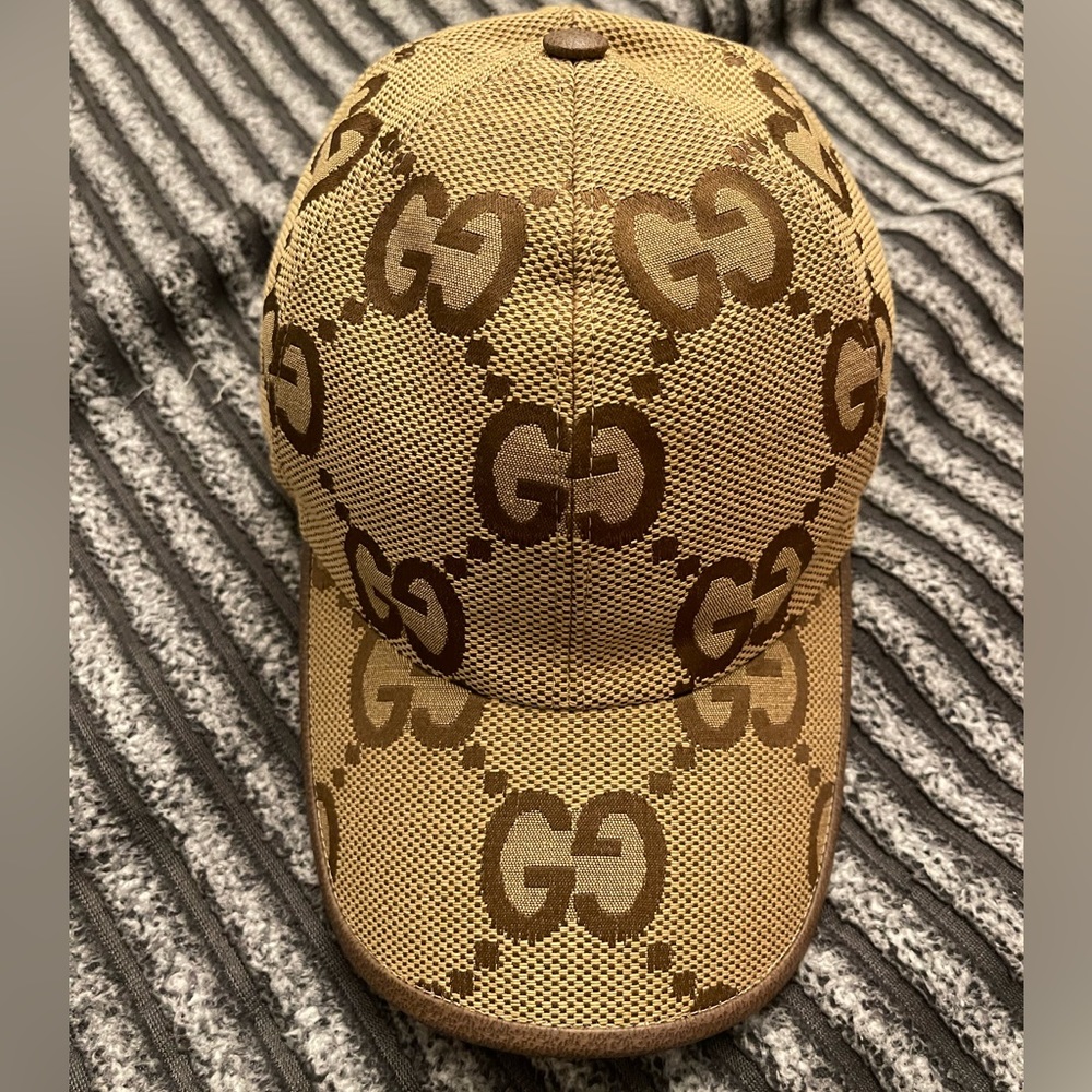 Jumbo GG canvas baseball hat
